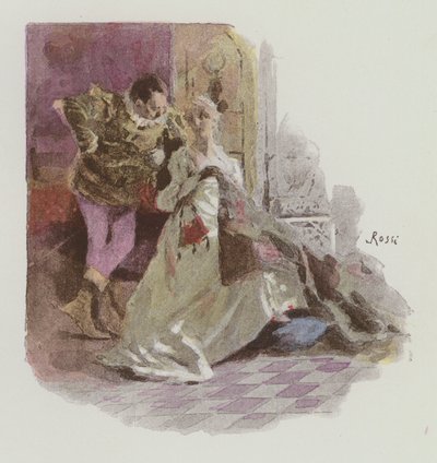 Illustrazione per Notre-Dame De Paris di Victor Hugo da Lucius Rossi